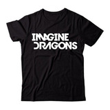 Camiseta Tradicional Imagine Dragons Rock In