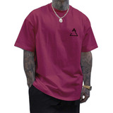 Camiseta Triângulo Larga Swag Luxo Old School Barata T Shirt