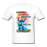 Camiseta Tshirt Autismo Inclusão Autista Blusa Unissex