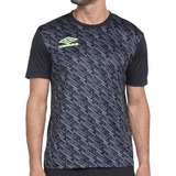 Camiseta Umbro Graphic Club Pto/cinza