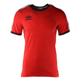 Camiseta Umbro Traditional Masculina Vermelha Dom