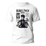 Camiseta Unissex Bruno Mars Cantor Moda