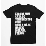 Camiseta Unissex Forfun Camisa Masculina Algodão Show Banda