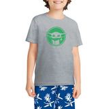 Camiseta Unissex Infantil Baby Yoda Filme