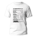 Camiseta Unissex Kpop Le Sserafim Blusa