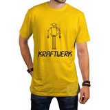 Camiseta Unissex Kraftwerk Techno Musica Eletronica