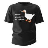 Camiseta Unissex Meme Funny Duck Peace
