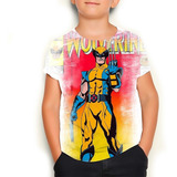 Camiseta Wolverine Desenho Kids Estoque Disponivel 05