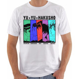 Camiseta Yu Yu Hakusho Urameshi Yusuke Hiei Kurama Koenma