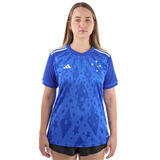 Camiseta adidas Cruzeiro Oficial 2024 - Feminina 