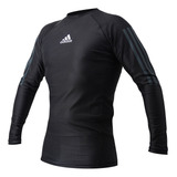 Camiseta adidas De Compressão Manga Longa