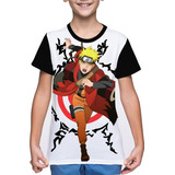 Camiseta/camisa Infantil Naruto Sennin - Selo