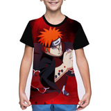 Camiseta/camisa Infantil Naruto Shippuden - Nagato Pain