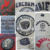 Camisetas Abercrombie & Fitch E Hollister Originais