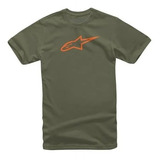 Camisetas Ageless Classic Verde Militar Alpinestars