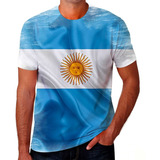 Camisetas Camisa Argentina Bandeira País