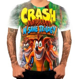 Camisetas Camisa Crash Jogo Game Serie Hd Bandicoot {03