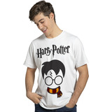 Camisetas Femininas Harry Potter Branca Blusas