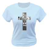 Camisetas Moda Religiosa - Cruz Leão