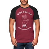 Camisetas Raglan Star Trek Spock Uss