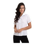 Camisete Manga Curta Camisa Feminina Social,