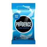 Camisinha Preservativo Prudence Ultra Sensível 3 Unidades