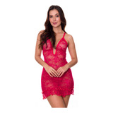 Camisola Em Renda Transparente Sensual Sexy