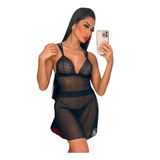 Camisolas Sensuais Camisola Sexy C/ Calcinha -envio Imediato