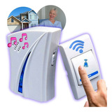 Campainha Residencial Sem Fio Wireless Longo Alcance Toques