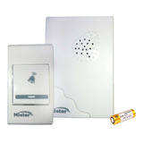 Campainha Sem Fio 32 Melodias Bivolt Alcançe 50m Mister Cor Branco