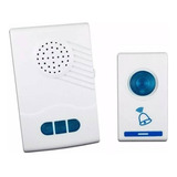 Campainha Sem Fio 32 Toques Led Wireless Bateria 100 Metros