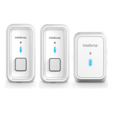 Campainha Sem Fio Branco Cib 101 Intelbras 2 Módulos Externo