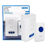 Campainha Sem Fio Wireless 100 Metros 32 Toques Residencial 
