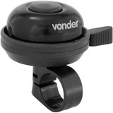 Campainha Tipo Trim-trim Preta Vonder Para Bicicleta