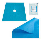 Campo Cirurgico Estéril Sms 120x120 Fenestrado - Kit 10 Unid