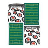 Campo P/ Futebol De Botão 90x60cm + 2 Jogos Futebol De Botão