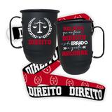 Caneca Alumínio Universitária Faculdade 500ml Com Tirante