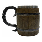 Caneca Barril 3d Chopp Termico Resina