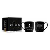 Caneca Cafe 300ml Ubi Cursos Profissão - Educacao Fisica Cor Preto Educação Física