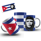 Caneca Cerâmica Bandeira Cuba Che Guevara Orgulho