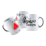 Caneca Cerâmica Bandeira Minas Gerais Orgulho Mineiro