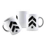 Caneca Cerâmica Presente Divisa Sargento Airsoft Militar