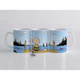 Caneca Charlie Brown Snoopy Amigos Serie Desenho 3 Importada