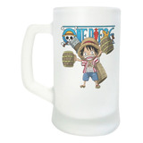 Caneca Chopp Vidro One Piece Varios