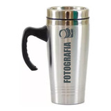 Caneca Copo Profissao Fotografia Termico Inox Tampa 450ml