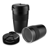Caneca Copo Térmico 350ml Café Chá De Aço Inox Tampa C/ Bico