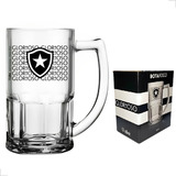 Caneca De Chopp Do Botafogo Oficial Licenciada Vidro 340ml