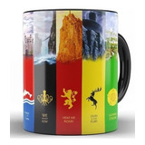 Caneca De Porcelana Casas De Game Of Thrones Got Mod. 1