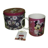 Caneca De Porcelana Na Lata Minnie Mouse Disney Licenciada