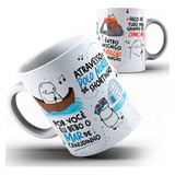 Caneca Divertida - Meme Bento Flork - Bebo Mar De Canudinho